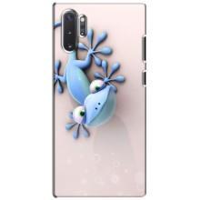 Чехлы с изображением разных животных для Samsung Galaxy Note 10 Plus (Геккон)