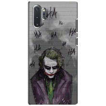 Чехлы с картинкой Джокера на Samsung Galaxy Note 10 Plus (Joker клоун)