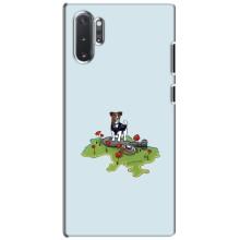 Чехлы с картинкой собаки Патрон для Samsung Galaxy Note 10 Plus (AlphaPrint) (Сапер Пес)