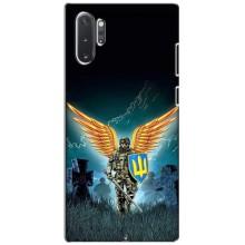 Чехлы с картинкой ЗСУ для Samsung Galaxy Note 10 Plus (AlphaPrint) (Солдат ЗСУ)