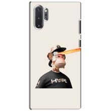 Чехлы с Обезьянами NFT для Samsung Galaxy Note 10 Plus (AlphaPrint) (обезьяна NFT в очках)
