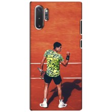 Чехлы с принтом Спортивная тематика для Samsung Galaxy Note 10 Plus (Алькарас Теннисист)