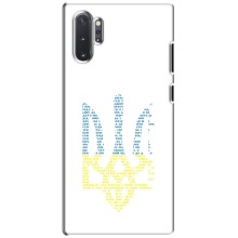 Чехлы для Samsung Galaxy Note 10 Plus  Укр. Символика (AlphaPrint) (Герб из букв)