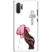 Чехол с печатью для Samsung Galaxy Note 10 Plus - (Мода) (AlphaPrint) (Коронавирус)