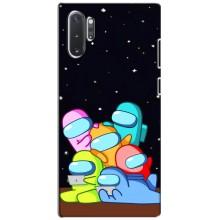 Чехол Амонг Ас для Samsung Galaxy Note 10 Plus (AlphaPrint) (Скины в космосе)