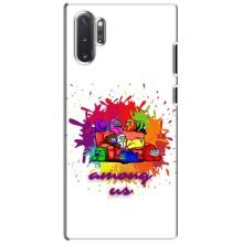 Чехол Амонг Ас для Samsung Galaxy Note 10 Plus (AlphaPrint) (Яркий АмонгАс)