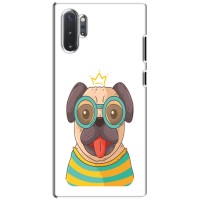 Бампер для Samsung Galaxy Note 10 Plus с картинкой "Песики" – Собака Король