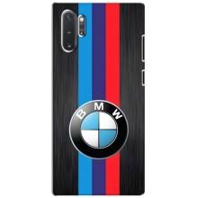 Чехол для Самсунг Галакси Ноут 10 Плюс - с принтом БМВ (AlphaPrint) (Лого BMW)