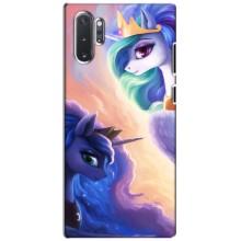 Чехол для Самсунг Галакси Ноут 10 Плюс - (Единорожки - Новинки) (AlphaPrint) (Единорожки)