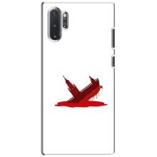 Чехол с принтом (Русский корабль...) для Самсунг Галакси Ноут 10 Плюс (AlphaPrint) – Кремлевский Корабль