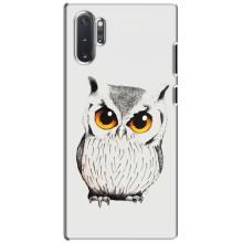 Чехол с птицами на Samsung Galaxy Note 10 Plus (VPrint) (Милая Сова)