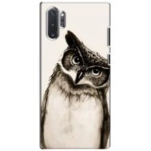 Чехол с птицами на Samsung Galaxy Note 10 Plus (VPrint) (Сова)