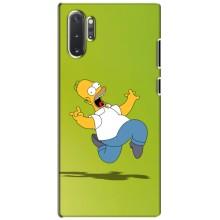 Чехол с Симпсонами для Samsung Galaxy Note 10 Plus (VPrint) (Гомер Симпсон)