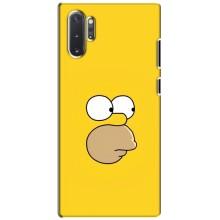 Чехол с Симпсонами для Samsung Galaxy Note 10 Plus (VPrint) (Гомер)
