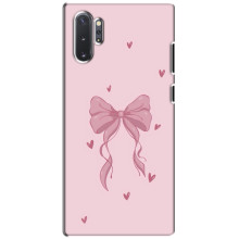 Чехол банты для Samsung Galaxy Note 10 Plus – Бант на розовом