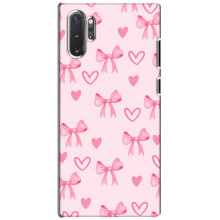 Чехол банты для Samsung Galaxy Note 10 Plus – Бантики и сердечки