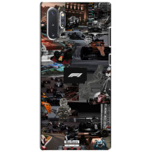 Чехол Формула1 на Samsung Galaxy Note 10 Plus – Коллаж Ф1