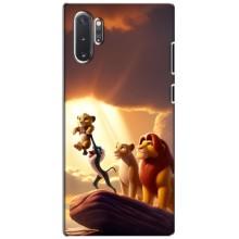 Чехол Король лев на Самсунг Галакси Ноут 10 Плюс (Рождение Симбы)