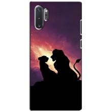 Чехол Король лев на Самсунг Галакси Ноут 10 Плюс (Симба и Налу)