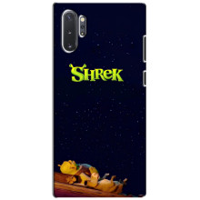 Чехол с мультфильмом Шрек на Samsung Galaxy Note 10 Plus – Шрек лого