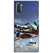 Чехол с мемом Тралалело тралала на Samsung Galaxy Note 10 Plus (Бомбардиро крокодило)