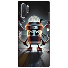 Чехол с мемом Тралалело тралала на Samsung Galaxy Note 10 Plus (Капучино асасино)