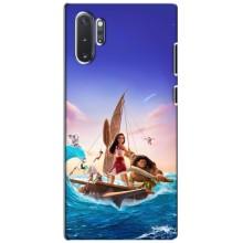 Чехол с мультфильмом Моана Samsung Galaxy Note 10 Plus (Моана и Мауи)