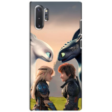 Чехол как приручить дракона на Samsung Galaxy Note 10 Plus – Гикавка и Астрид