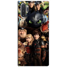 Чехол как приручить дракона на Samsung Galaxy Note 10 Plus – Персонажи дракона