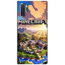 Чехол с картинками Майнкрафт для Самсунг Галакси Ноут 10 Плюс – Minecraft