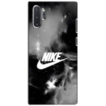 Чехол с логотипом Найк на Samsung Galaxy Note 10 Plus – Найк дымчатый