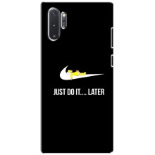 Чехол с логотипом Найк на Samsung Galaxy Note 10 Plus – Nike just do it