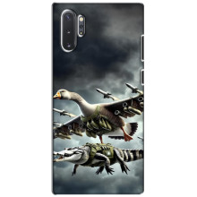 Чехол с мемами тралалело тралала для Samsung Galaxy Note 10 Plus – Гусини и крокодило