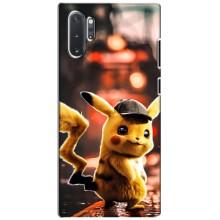 Чехол с Пикачу на Samsung Galaxy Note 10 Plus (Милый Пикачу)