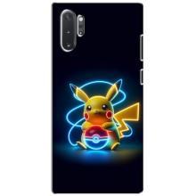 Чехол с Пикачу на Samsung Galaxy Note 10 Plus (Покемон)