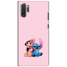 Чехол с принтом Стич на Samsung Galaxy Note 10 Plus (Лило и Стич)