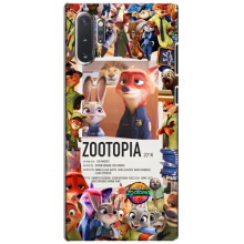 Чехол Зоотрополіс на Samsung Galaxy Note 10 Plus – Коллаж Зоо