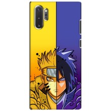 Купить Чехлы на телефон с принтом Anime для Самсунг Нот 10 Плюс – Naruto Vs Sasuke