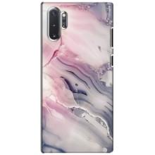 Мраморный чехол на Samsung Galaxy Note 10 Plus (VPrint) (Пурпурный Мрамор)