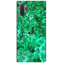Мраморный чехол на Samsung Galaxy Note 10 Plus (VPrint) (Салатный Мрамор)
