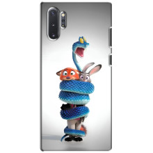 Силиконовый чехол с принтом Зоотрополіс для Samsung Galaxy Note 10 Plus – Змея Зоо