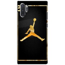 Силиконовый Чехол Nike Air Jordan на Самсунг Нот 10 Плюс (Джордан 23)