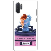 Силіконовый Чохол на Samsung Galaxy Note 10 Plus з картинкой Модных девушек – Дівчина на машині