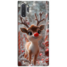 Яркий чехол для Samsung Galaxy Note 10 Plus с Зимними Оленятами