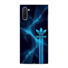 Чохли Адидас для Samsung Galaxy Note 10 (AlphaPrint) (Синій Адідас)