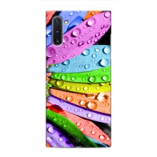 Чехлы (ART) Цветы на Samsung Galaxy Note 10 (VPrint) (Семицветик)