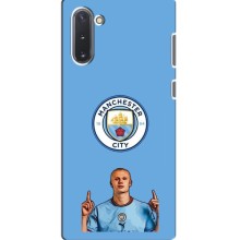 Чехлы с принтом для Samsung Galaxy Note 10 Футболист – Холанд Манчестер Сити