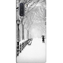 Чехлы на Новый Год Samsung Galaxy Note 10 – Снегом замело
