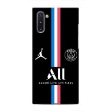 Чехлы PSG для Samsung Galaxy Note 10 (AlphaPrint) – футболка ПСЖ