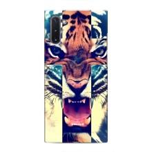 Чехлы с изображением разных животных для Samsung Galaxy Note 10 (Яркий Тигр)